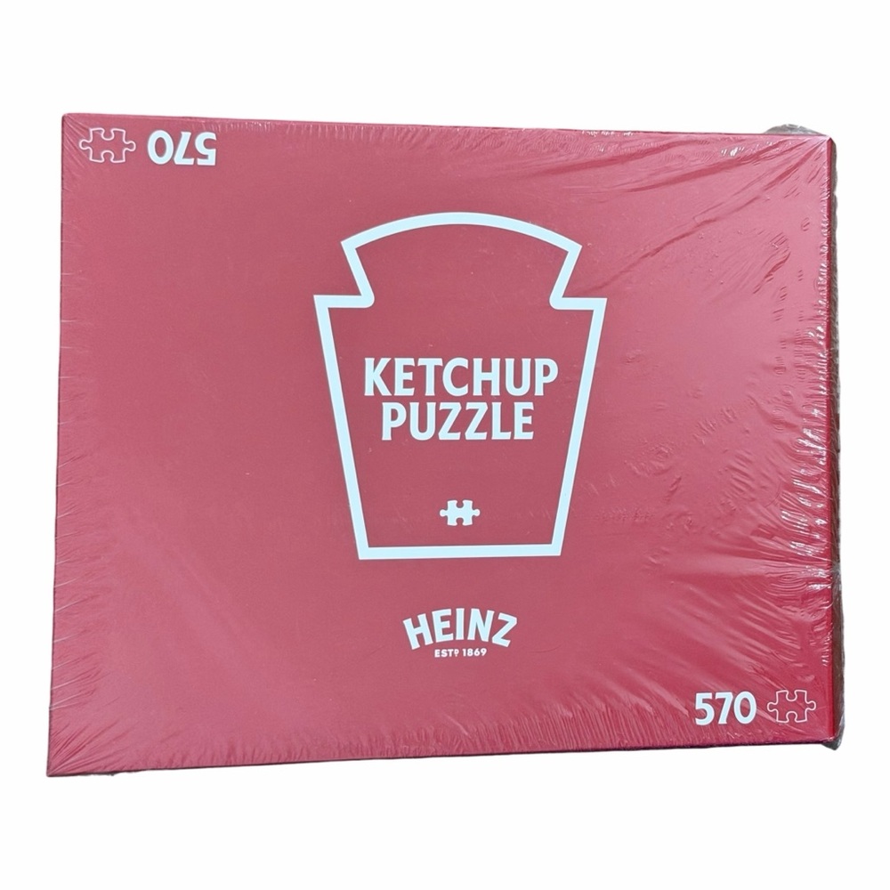 RARE SEALED Heinz Ketchup Jigsaw Puzzle 570 Pieces Limited Edition NEW Toy Game